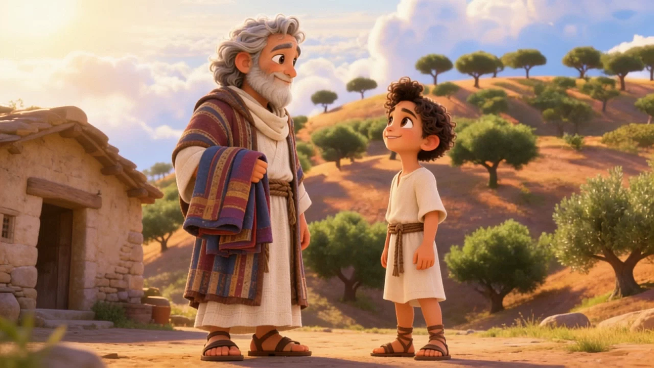 José junto a su padre